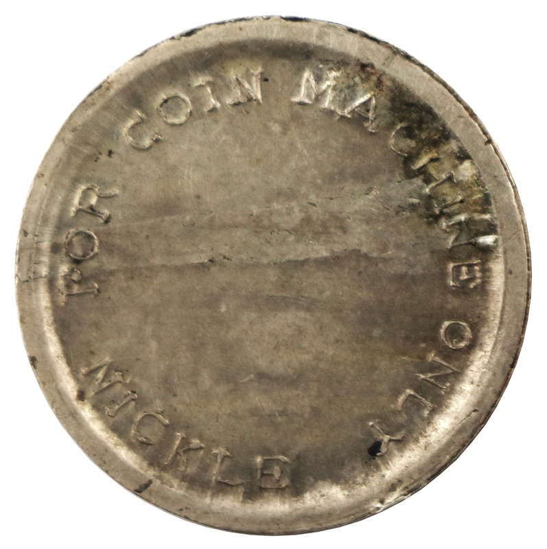 1965 Nickle Arcade Token, for Coin Machine Only, 4,8g 21mm