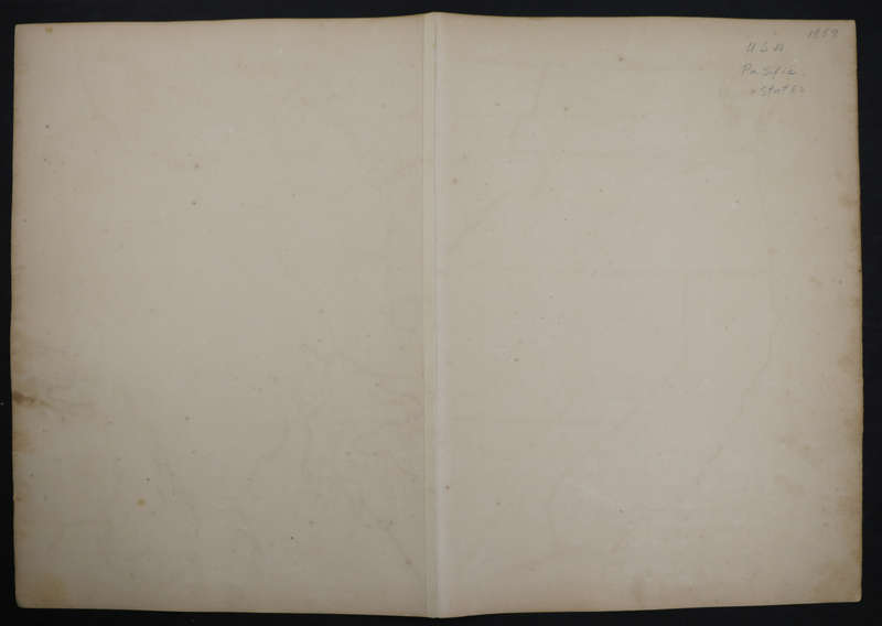 1859 The United States Of North America Pacific States and The North Atlantic Ocean by J. W. Lowry