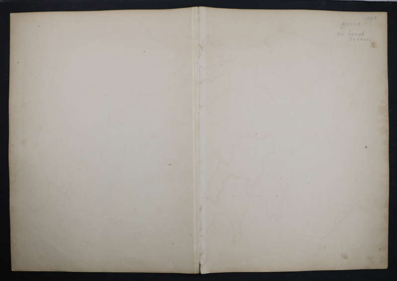 1859 Greece And The Ionian Islands by W. Hughes- Has a slight tear in the bottom middle