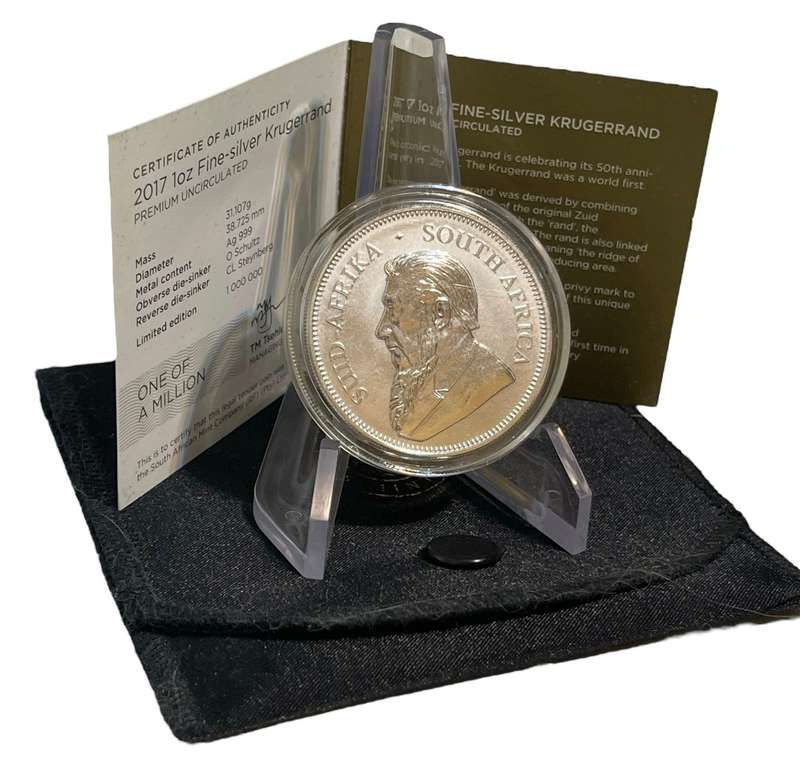 2017 South Africa 1 oz Silver Krugerrand