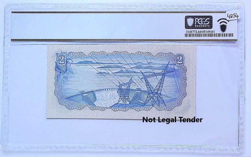 Low Serial  "D1 000034" 1974 Type 5 Second Issue TW de Jongh R2 Graded Choice UNC 64 PPQ by PCGS