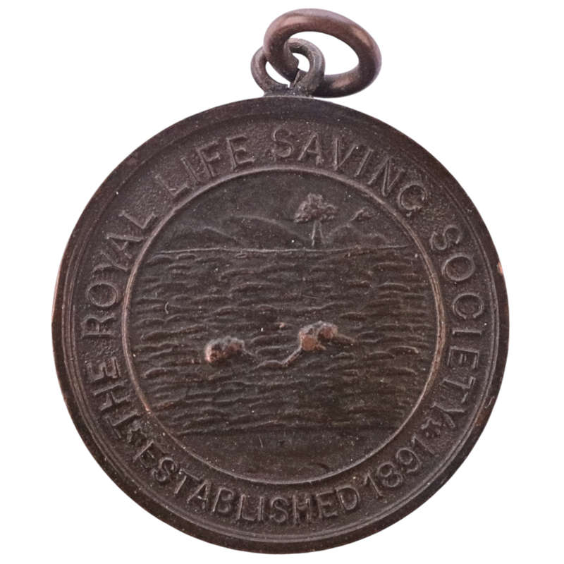 1924 The Royal Life Saving Society medal Awarded to T.T.Peatling
