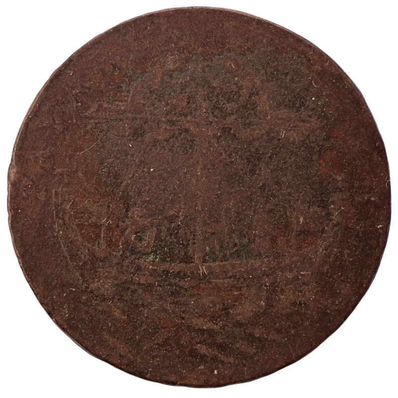 1794 United Kingdom Conder Faversham Half Penny Token Kent - Feversham / J. Crow