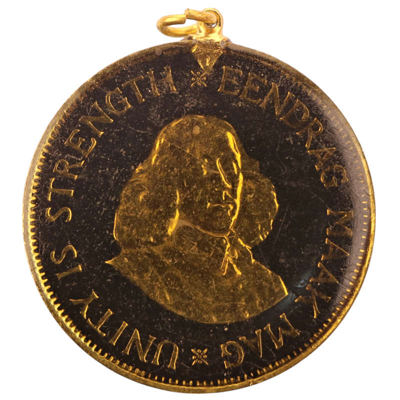 1963 South Africa 1 Cent Enameled