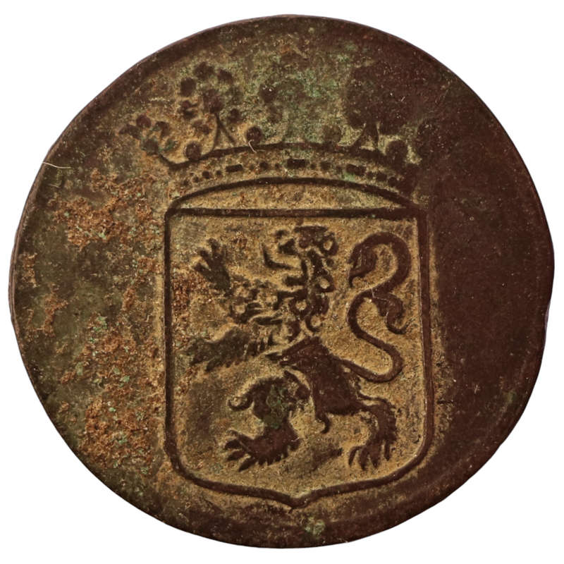 1746 Netherlands East Indies VOC 1 Duit Zeeland KM#152.2