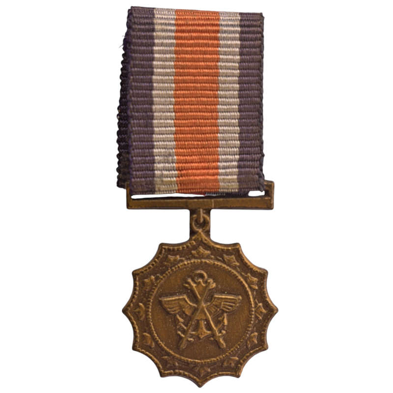 South Africa Miniature Military Merit Medal with Ribbon, un-numbered 20mm