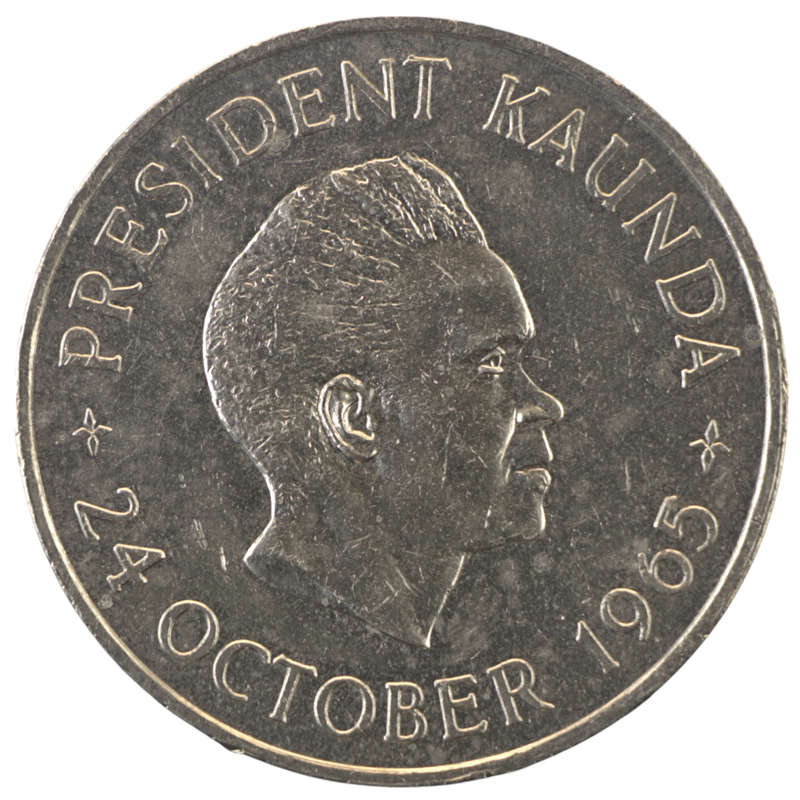 1965 Zambia 5 Shilling 10k Minted KM#4
