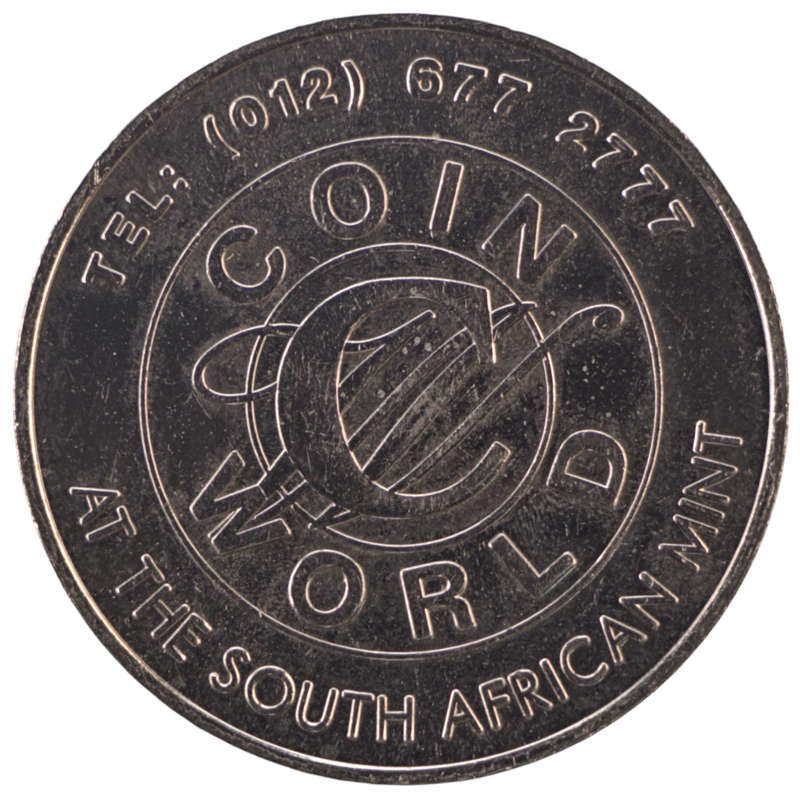 2006 South Africa Coin World (SA Mint) Giraffe Proof-Like quality Nickle Token 24mm 6,9g