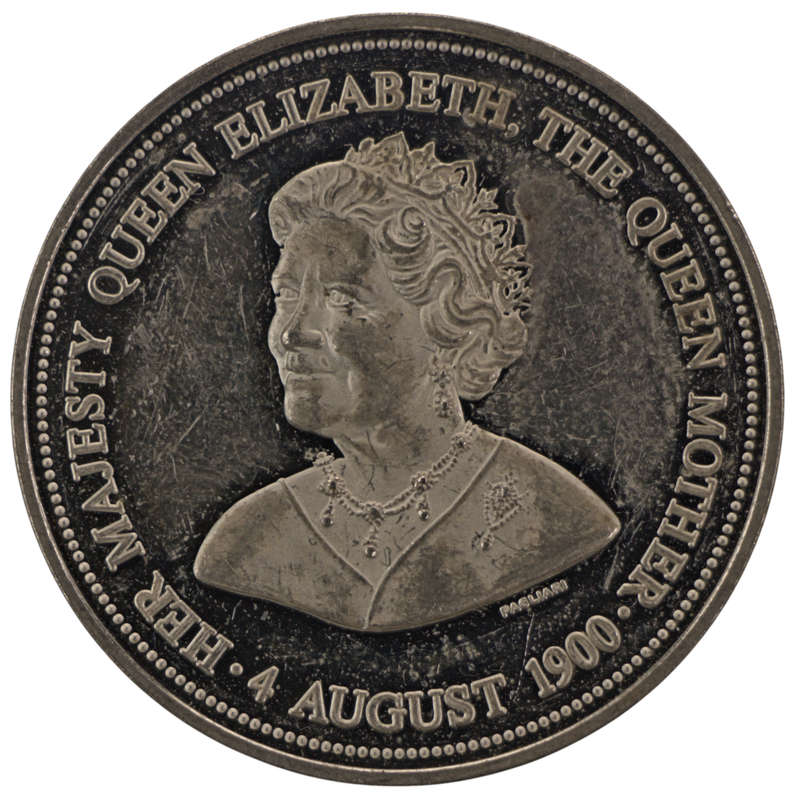 1980 South African Historical Mint Commemorative Queen Elizabeth the Queen Mother 80th Birthday Proo