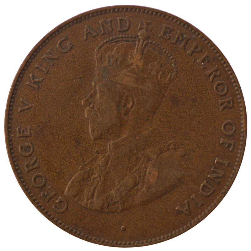 1924 Mauritius 5 Cent 400K Minted KM#14