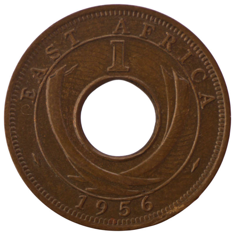 1956-H East Africa 1 Cent KM#35