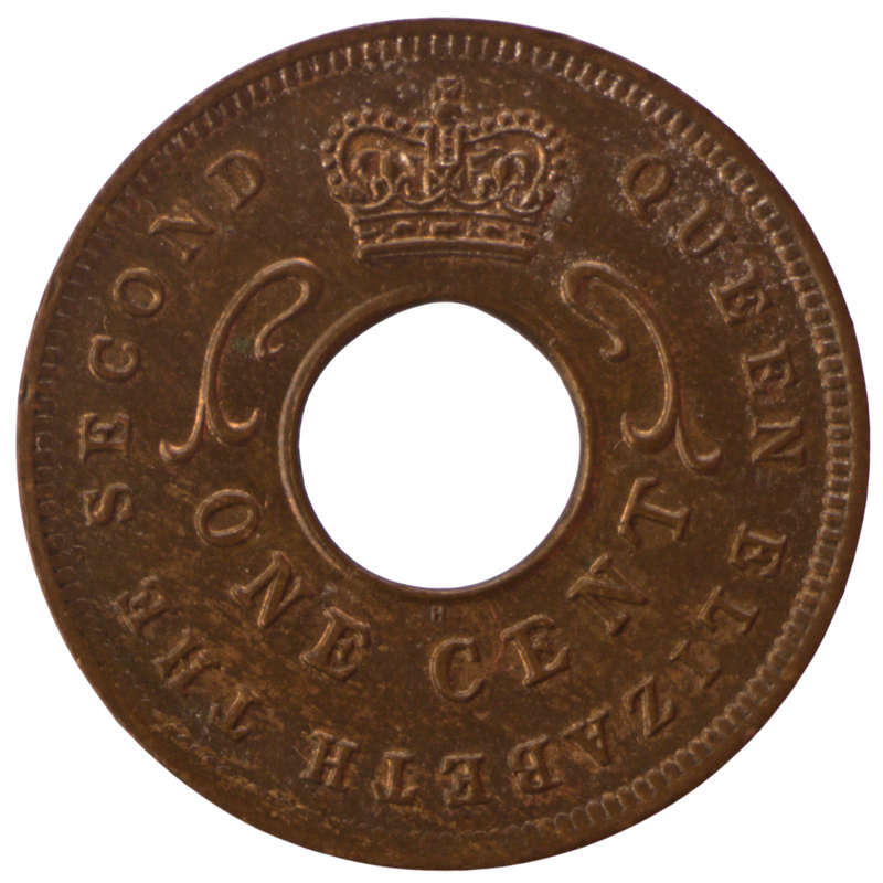 1956-H East Africa 1 Cent KM#35