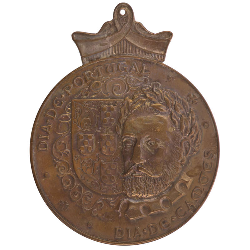Un-issued Portugal Luis De Camoes Bronze Medal 45g 65 x 51mm