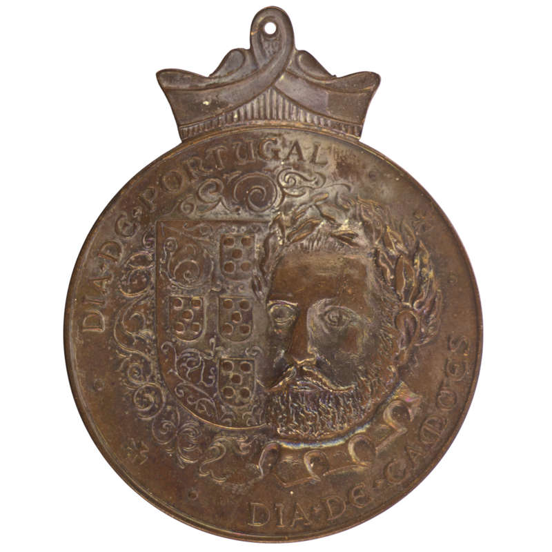 Un-issued Portugal Luis De Camoes Bronze Medal 45g 65 x 51mm