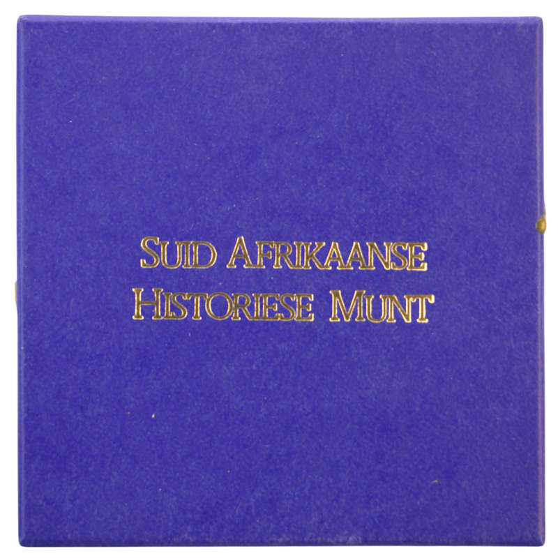 1986 Centenary of the "Arc van die Nederduitsch Hervormde Kerk" Bronze Medallion in box with Cert Th