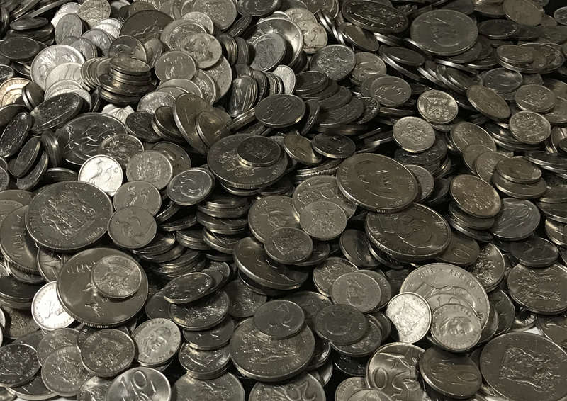 1kg South African Nickel Coin Mix