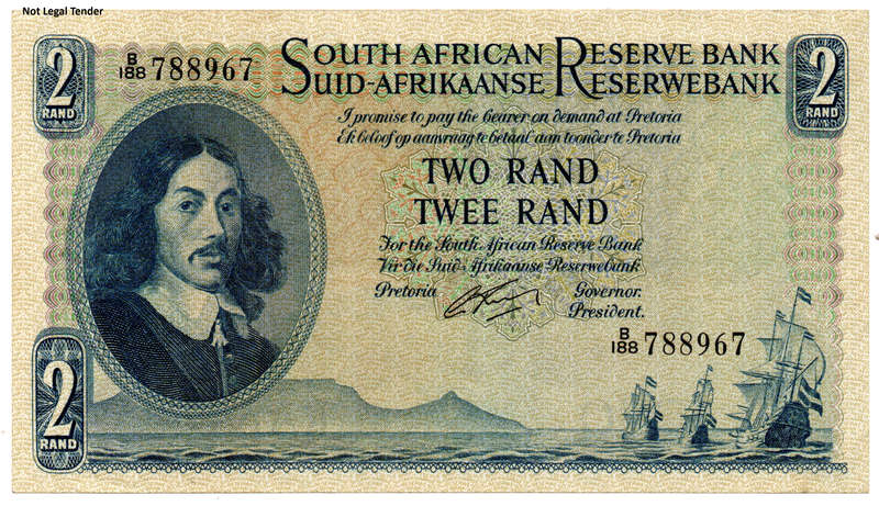 1962 South Africa Type 4 G Rissik First Issue R2