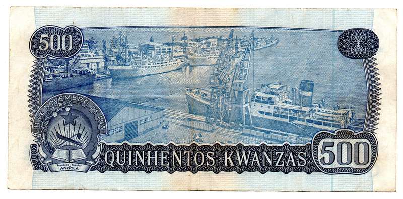 1976 Angola 500 Kwanzas Pick#112a
