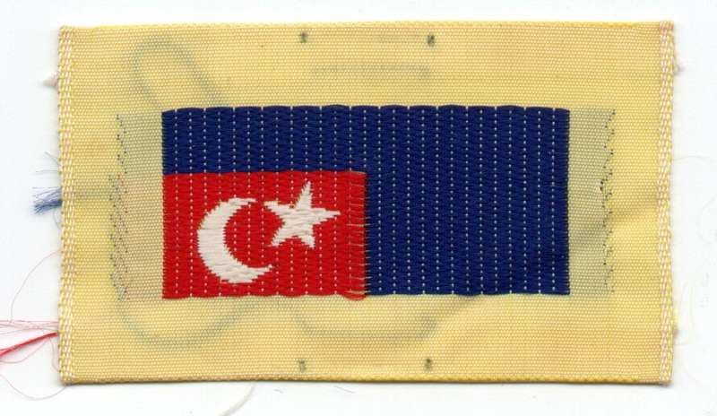 Johor Flag, Material Patch 31mm x 51mm
