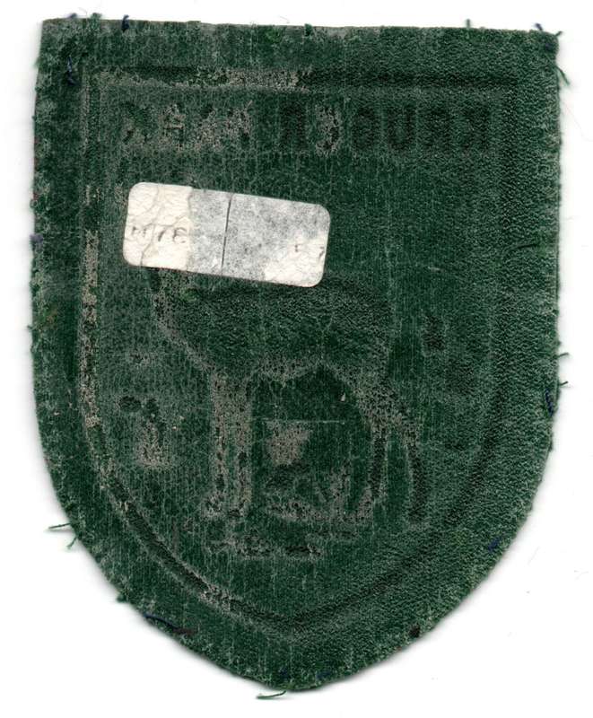 South Africa Kruger National Park rubberized material Patch 66mm x 84mm