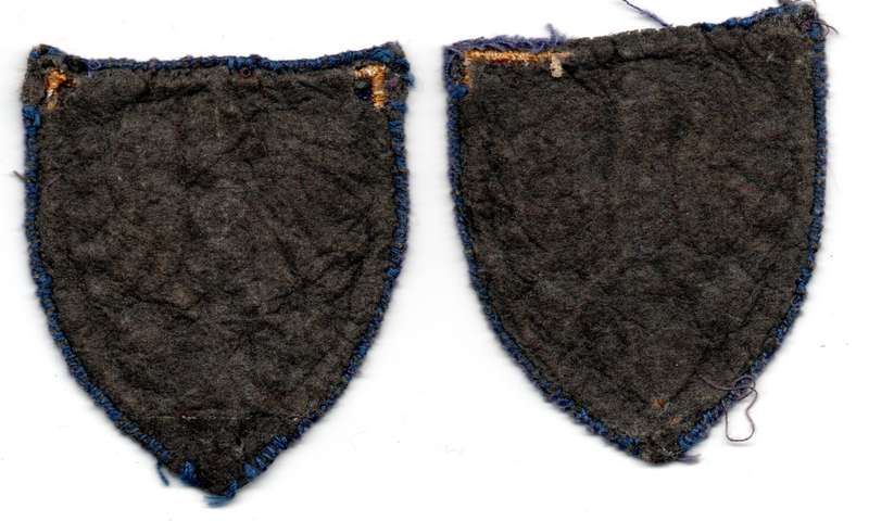 Pair of South Africa State President Guard Cloth Flashes 60mm x 67mm