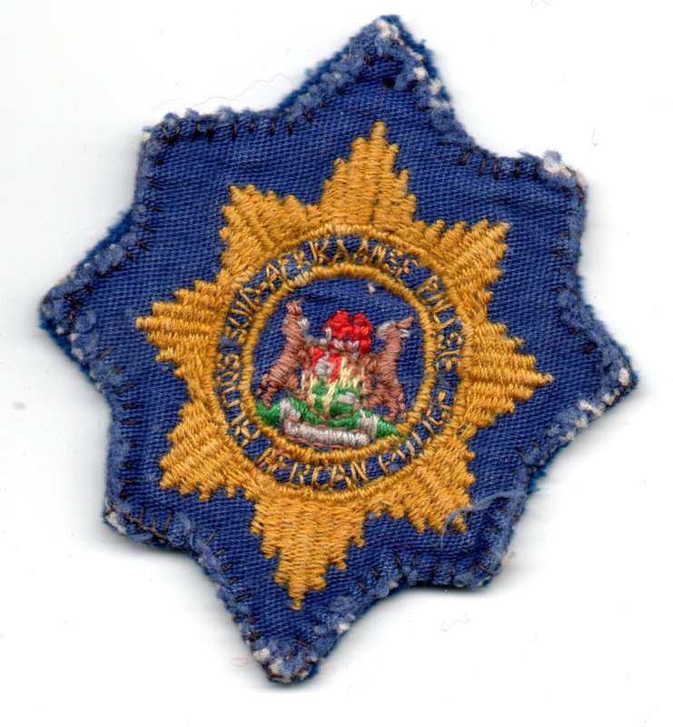 South Africa Police Material Patch 57mm x 63mm