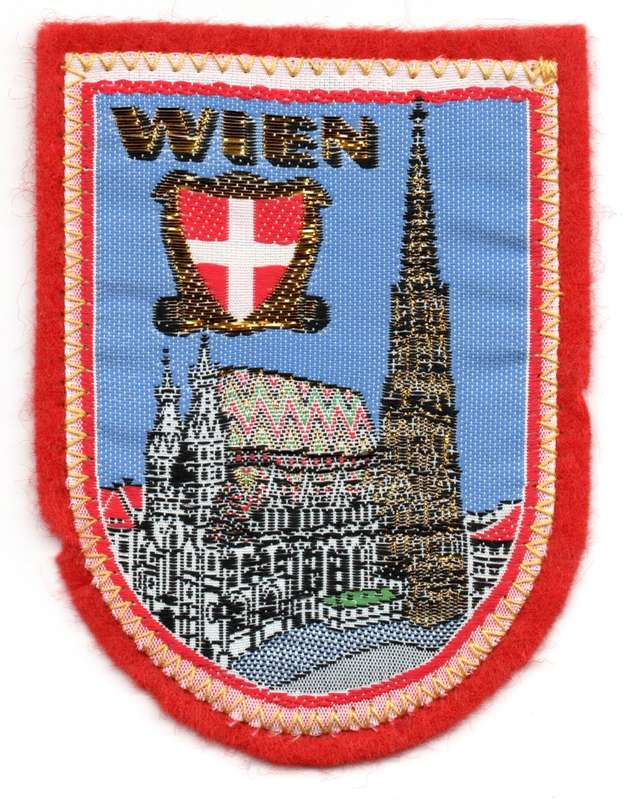 Austria Vienna St. Stephens Cathedral Material Patch 61 mm x 81mm
