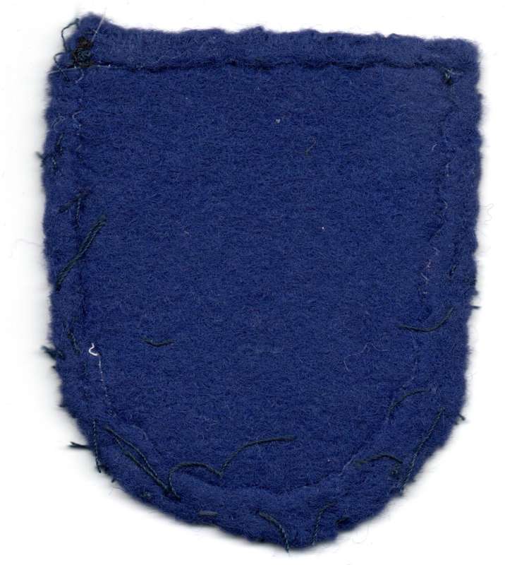 Italy Firenze Florence Coat of Arms with Crown Fleur De Lis Woven Blue Felt Patch 55mm x 65mm
