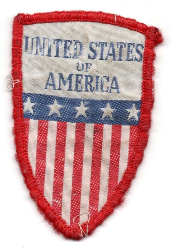 United States of America cloth patch 46mm x 74mm