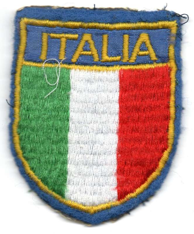 Italy National Flag Material Patch 53mm x 66mm
