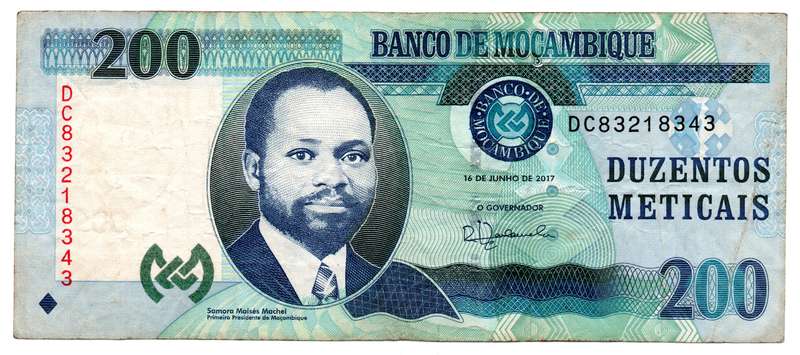 2017 Mozambique 200 Meticais Pick#152b