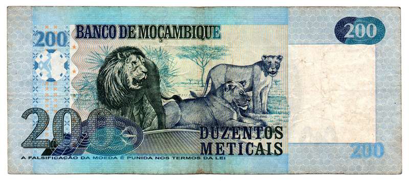 2017 Mozambique 200 Meticais Pick#152b