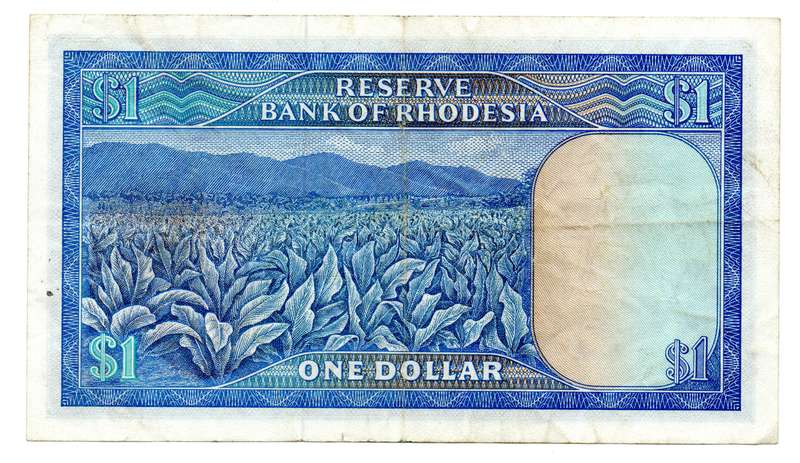 1978 Rhodesia 1 Dollar Pick#34c slight creasing