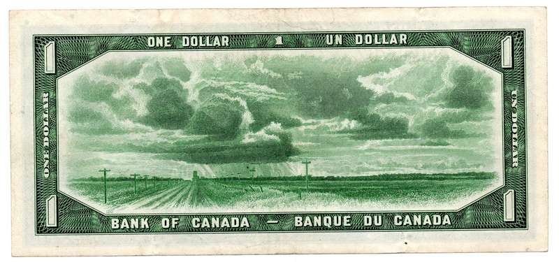 1961-72 Canada Signature Beattie and Raminsky 1 Dollar Pick#75b