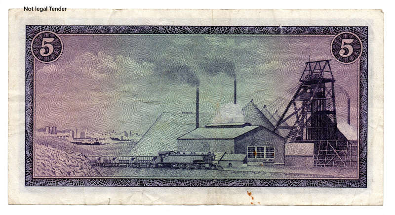 1966 South Africa Type 1 G Rissik Second Issue R5