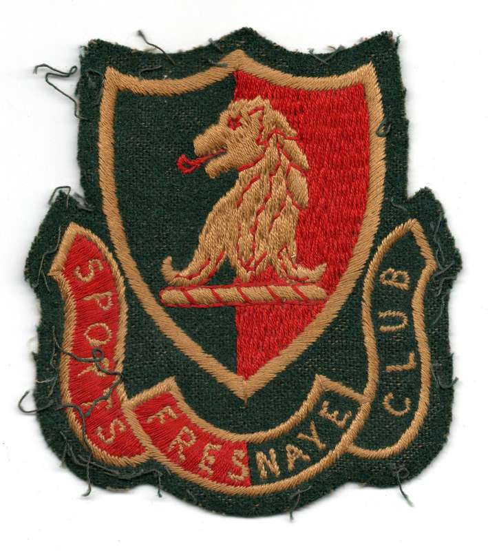 Vintage South Africa Cape Town Fresnaye Sports Club Material Patch 100mm x 110mm