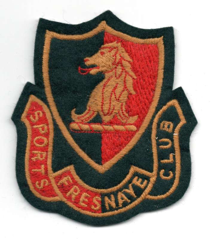 Vintage South Africa Cape Town Fresnaye Sports Club Material Patch 94mm x 110mm