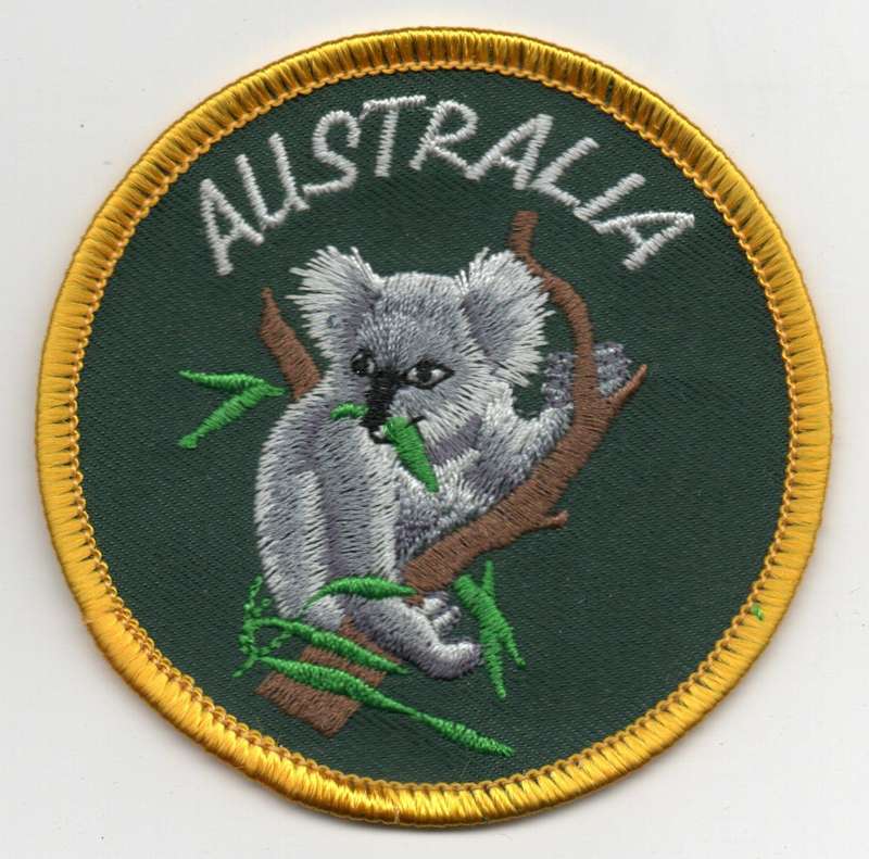 Australia Cloth Patch 79mm