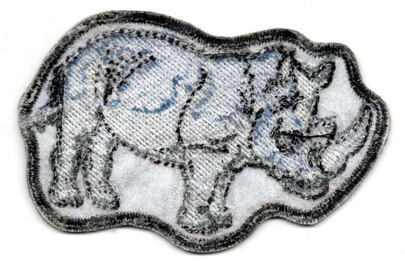 Rhino cloth Patch 51mm x 82mm