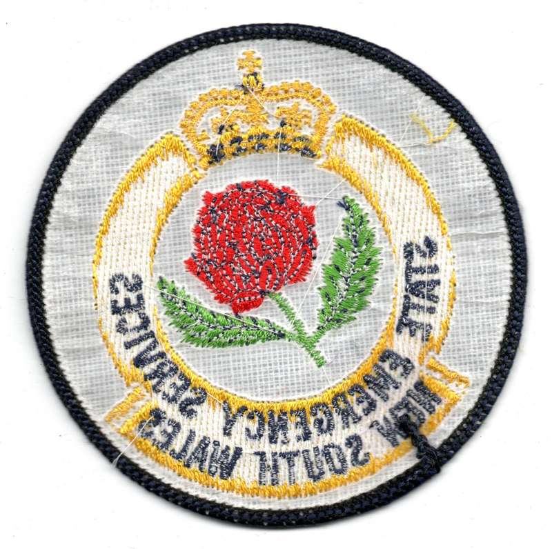 New South Wales State Emergency Services cloth Patch 86mm