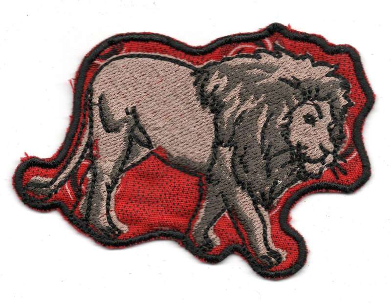 Lion cloth Patch 65mm x 88mm