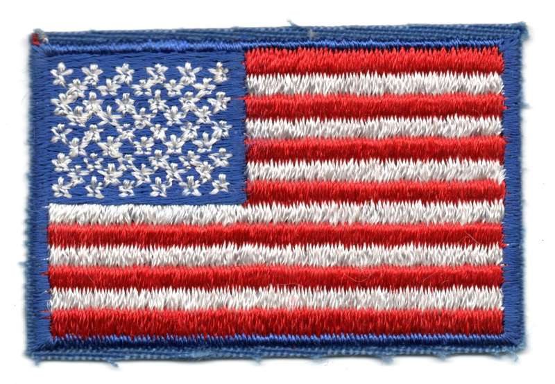 United States of America cloth patch 42mm x 62mm