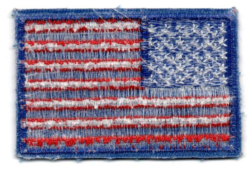 United States of America cloth patch 42mm x 62mm