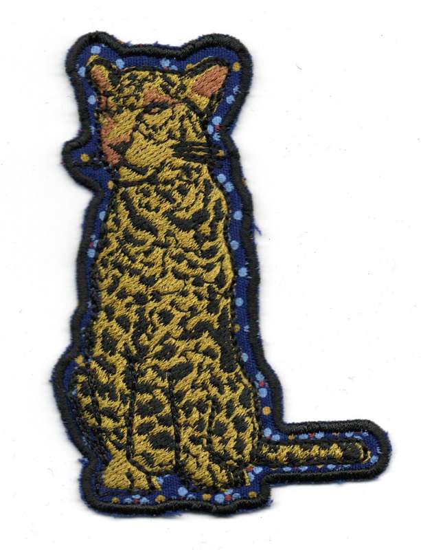 Leopard Cloth Patch 65mm x 94mm