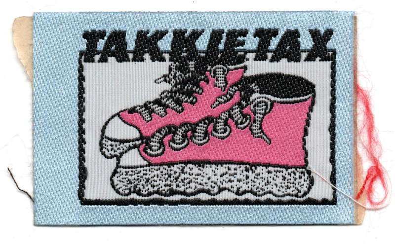 Vintage South African Takkie Tax Material Patch 49mm x 75mm