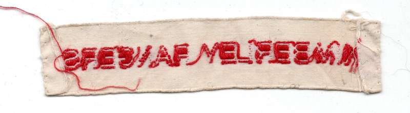 South Africa KIMBERLEY RANGERS Woven cloth unit name  17mm × 79mm