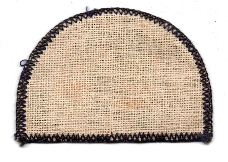 Girl Guides Little House Emblem woven cloth bound badge 49mm x 70mm