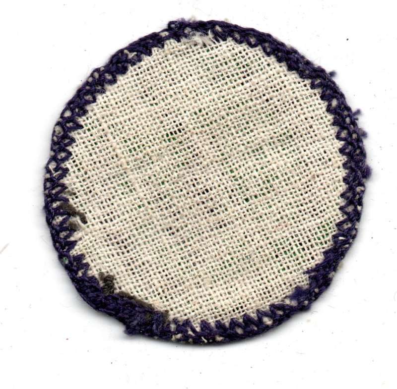 Vintage Girl Guides, Guide Interest Badge: Gymnast Cloth Badge 42mm