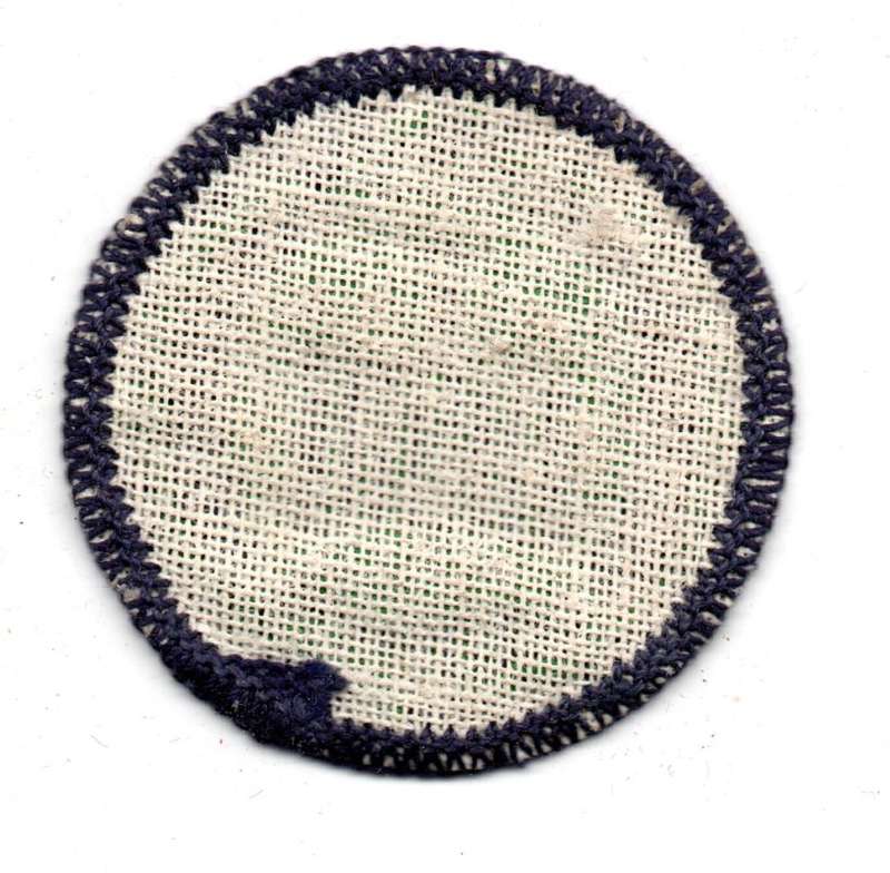 Vintage Girl Guides, Guide Interest Badge: Cook Cloth Badge 42mm
