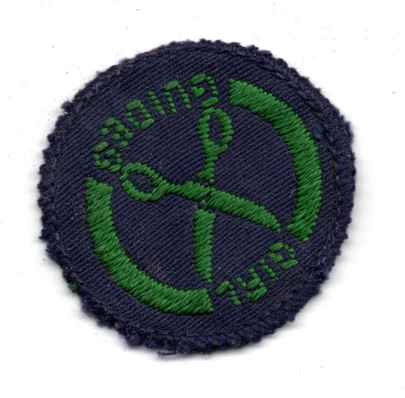 Vintage Girl Guides, Guide Interest Badge: Needlewoman Cloth Badge 42mm